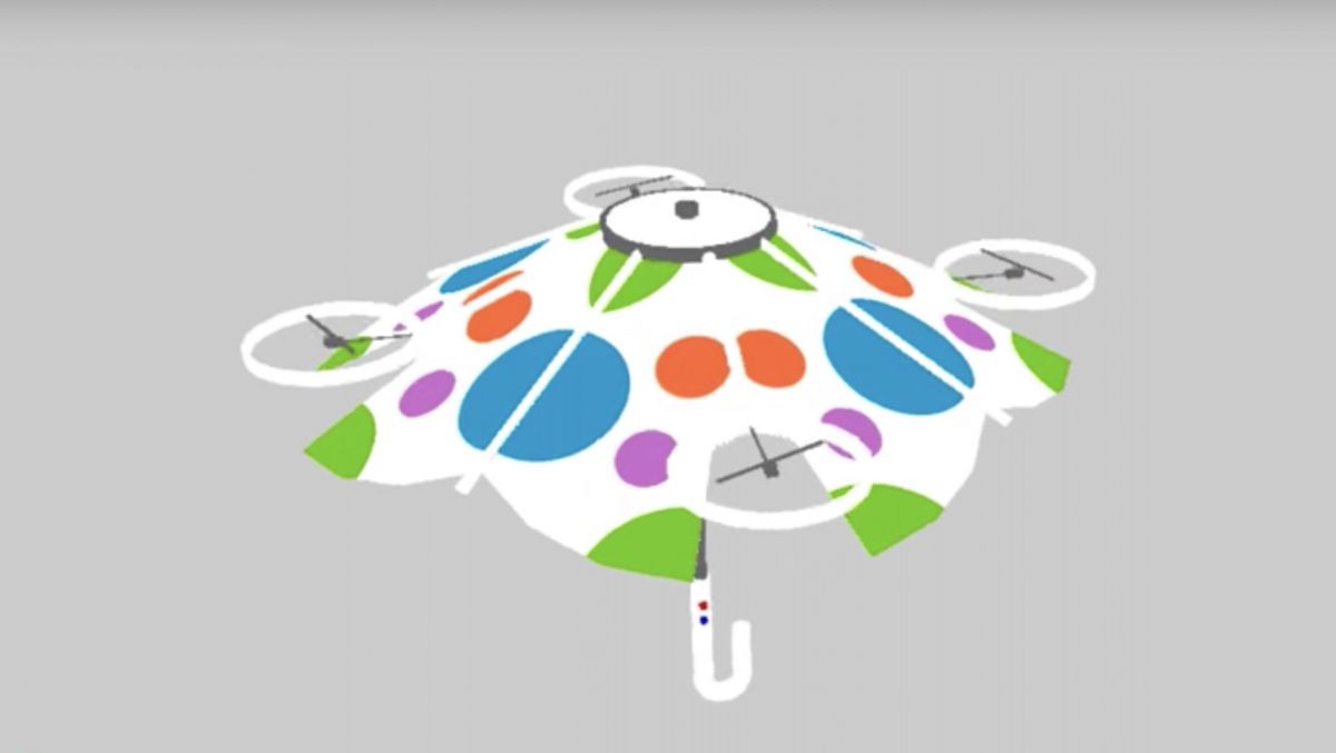 VIDEO. Drona parasolară, inventată de japonezi