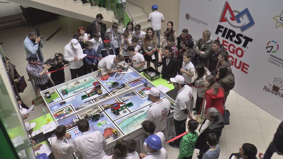 VIDEO. FIRST LEGO League Moldova: Roboți în acțiune și proiecte inovatoare