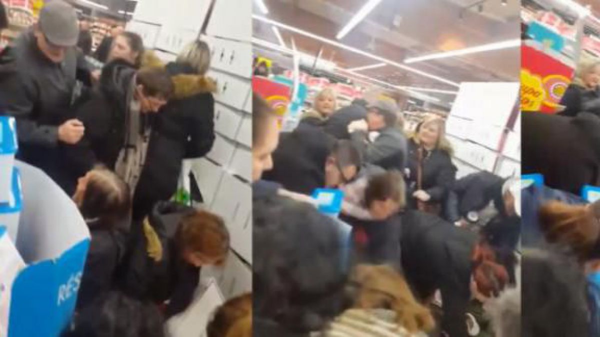VIDEO. Haos total în supermarket-urile din Franța din cauza reducerilor de 70% la produsele Nutella