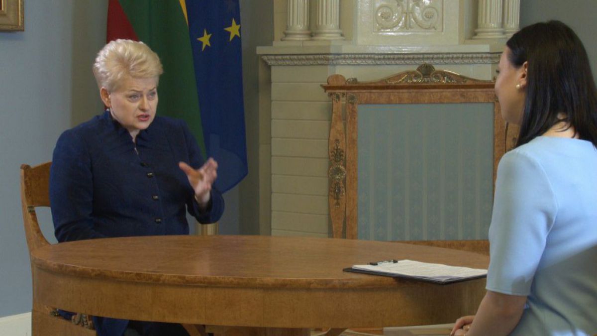VIDEO. Interviu cu președinta Republicii Lituania: Trebuie să fiți siguri că doriți un viitor european