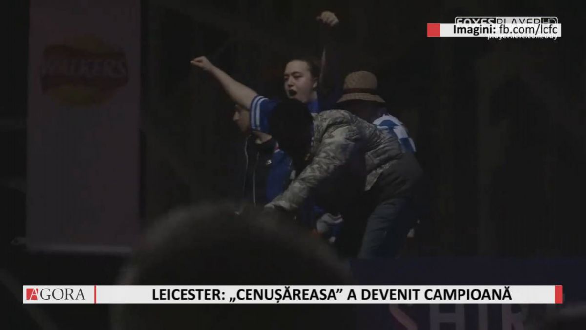 VIDEO. Leicester City a câștigat în premieră titlul de campioană a Angliei