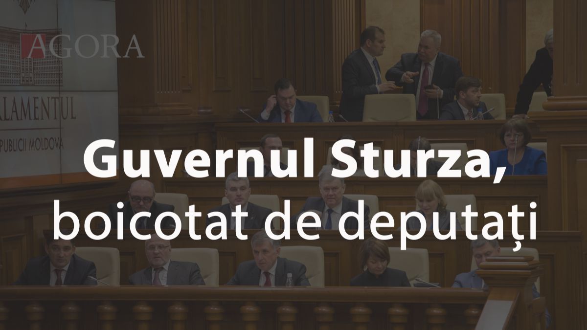 VIDEO. Lipsă de Cvorum! Ion Sturza nu a putut prezenta programul de guvernare