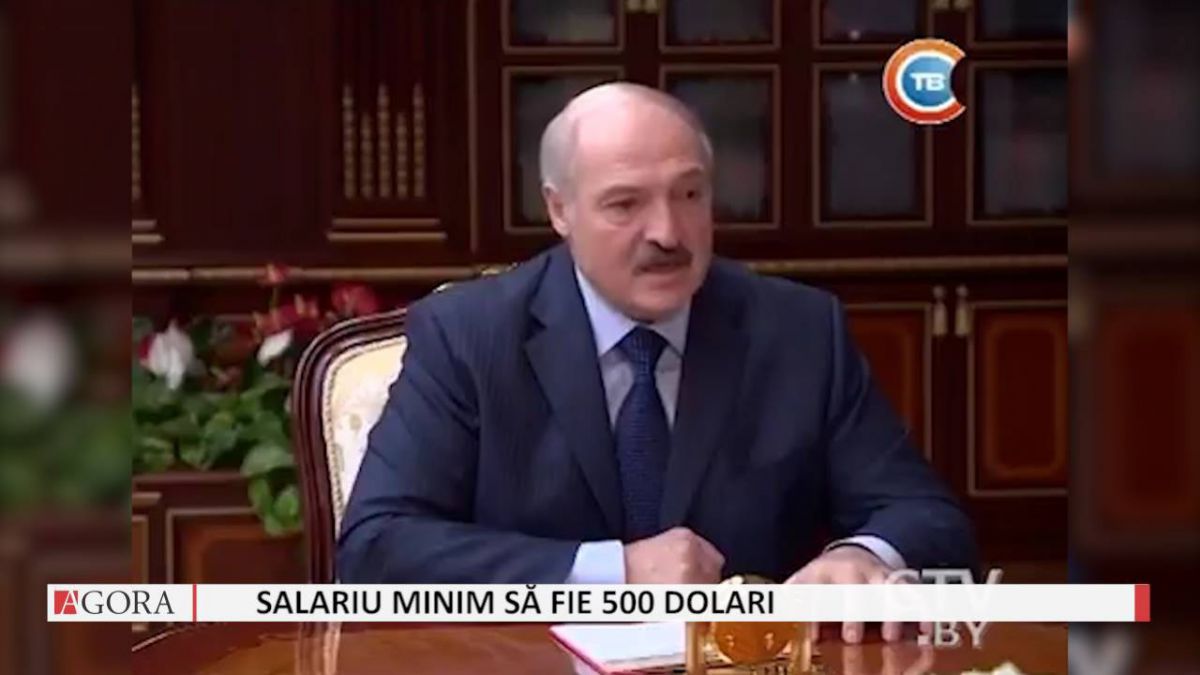 VIDEO. Lukașenko: „Furați, dezgropați, găsiți, dar salariul mediu lunar să fie 500 dolari”