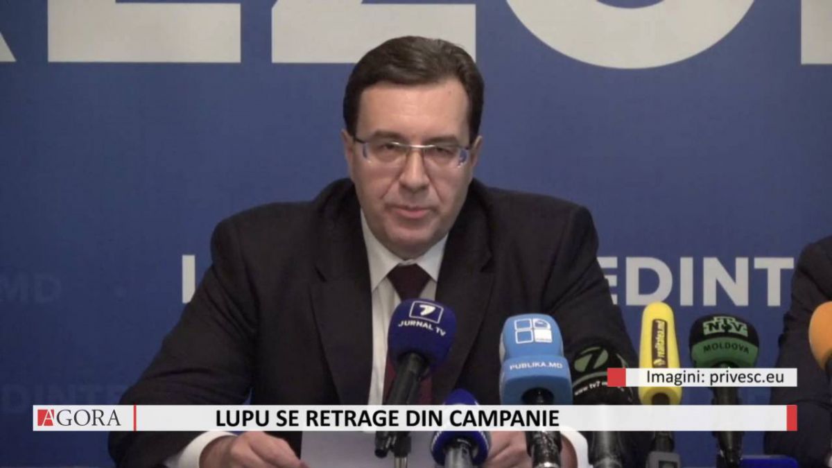 VIDEO. Marian Lupu se retrage din campanie: Candidatul PAS are șanse mai mari să-l învingă pe Igor Dodon