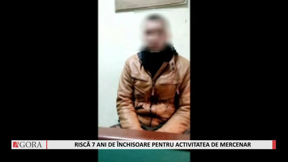 VIDEO. Mercenar identificat și reținut de procurori și ofițerii SIS