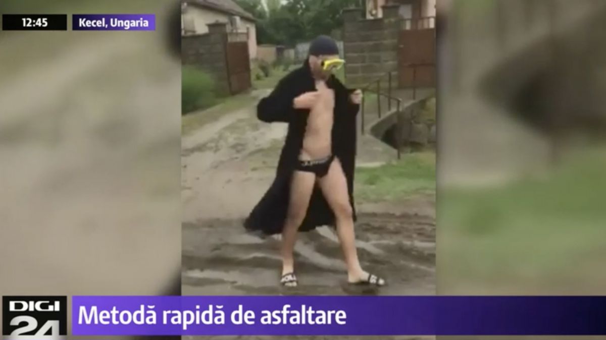 VIDEO. Metoda prin care un ungur a convins autoritățile să repare străzile