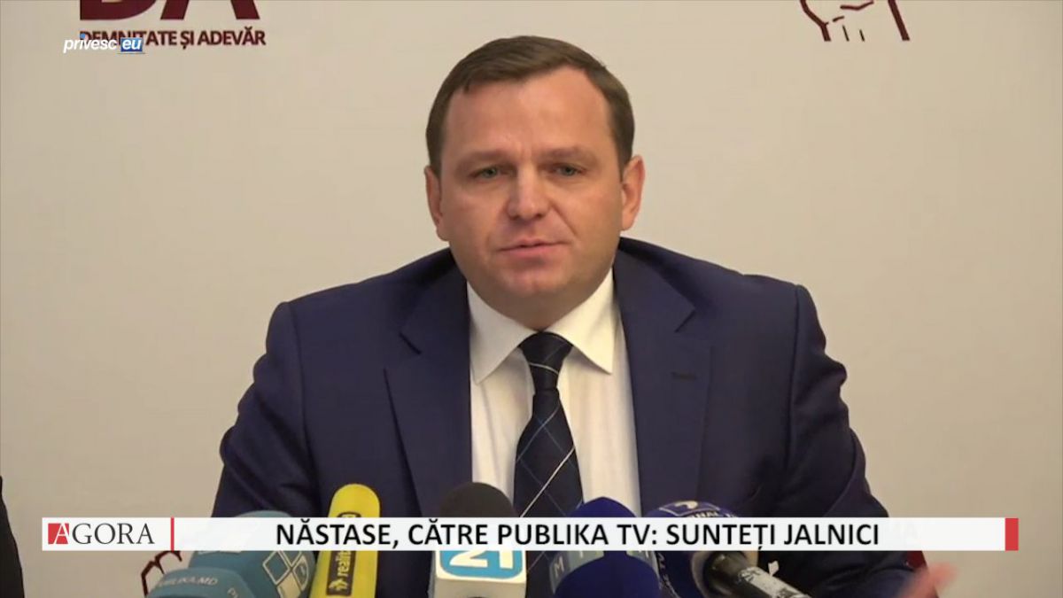 VIDEO. Năstase, către Publika TV: Schimbarea e foarte aproape, veți răspunde pentru tot
