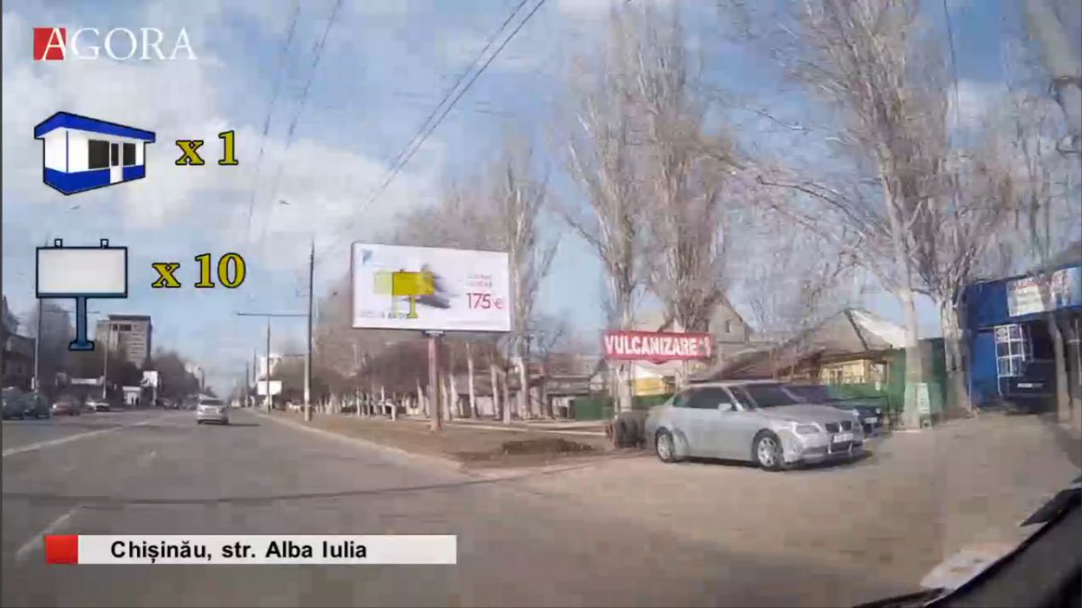 VIDEO. Panouri vs Gherete. Cine câștigă bătălia pe bd. Alba-Iulia din Chișinău