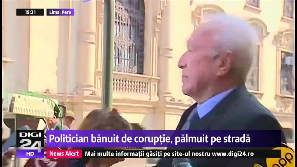 VIDEO. Politician bănuit de corupție, pălmuit în plină stradă