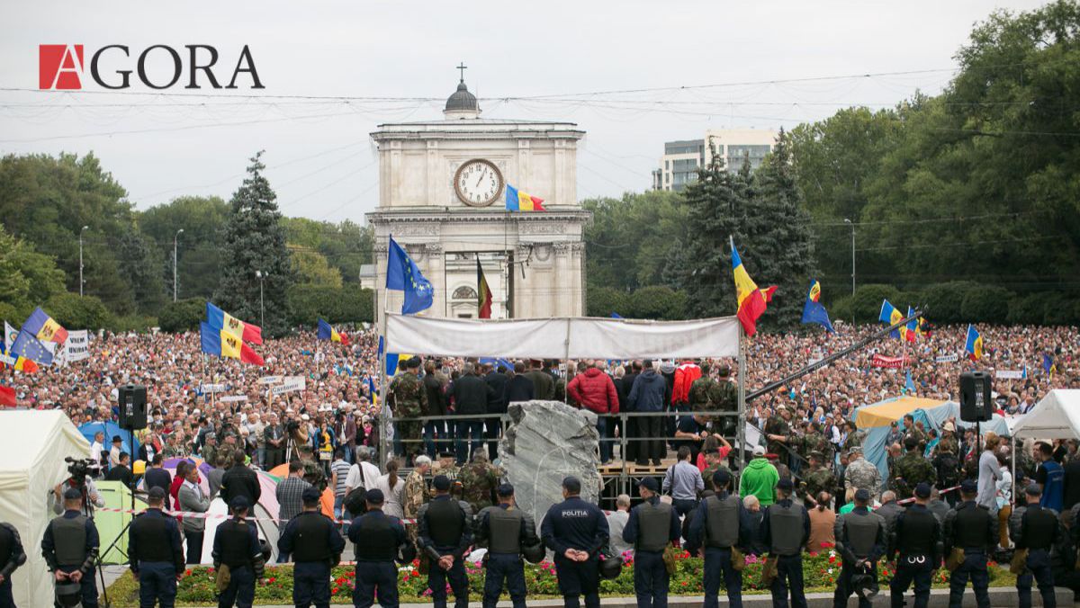 VIDEO. Reportaj NTV despre protestul din PMAN: Seamănă mult cu Maidanul de la Kiev