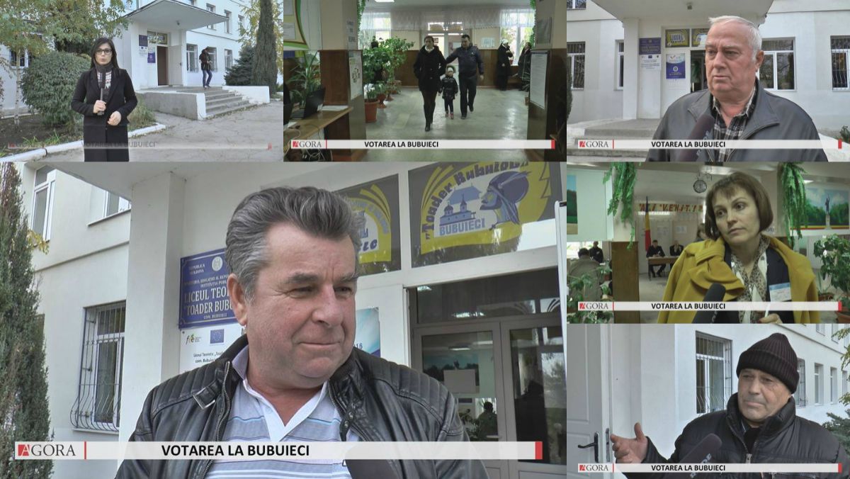 VIDEO. Secția de votare din Bubuieci. Bărbat: Avem nevoie de o femeie gospodină, că omu-i om