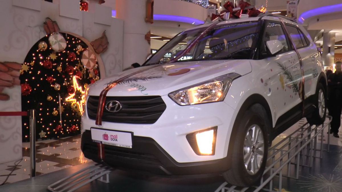 VIDEO. Shopping MallDova a desemnat câștigătorii campaniei „Feerie de Crăciun”: Marele premiu - un automobil Hyundai Creta