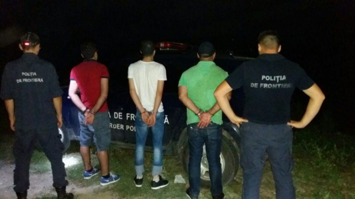 VIDEO. Trei cetățeni turci au fost reținuți cu focuri de armă la frontiera cu România