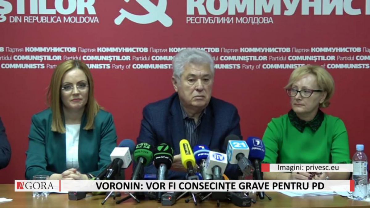FOTO, VIDEO. Unde a dispărut Marian Lupu? Voronin: Îl compătimesc