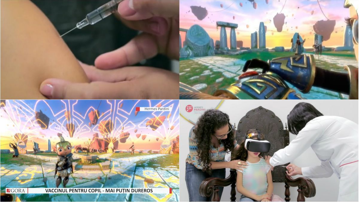 VIDEO. Vaccinul pentru copii, mai puțin dureros! Realitatea virtuală face plăcută această experiență