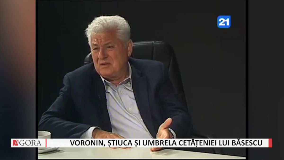 VIDEO. Voronin: Lui Băsescu îi trebuie cetățenia moldovenească, precum știucii umbrela