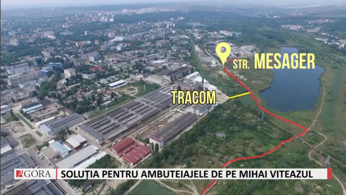 VIDEO cu DRONA! Care e soluția pentru ambuteiajele de pe strada Mihai Viteazul și sensul giratoriu de la Creangă