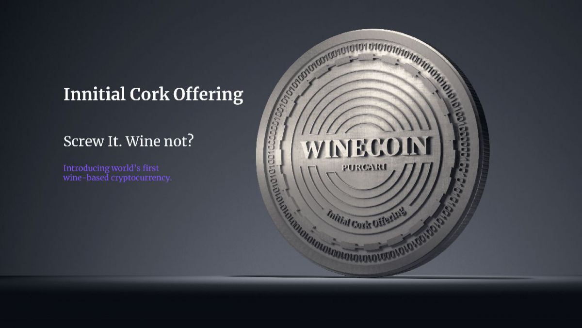 Vinăria Purcari lansează WineCoin, prima crypto-valută din lume cu echivalent în vin