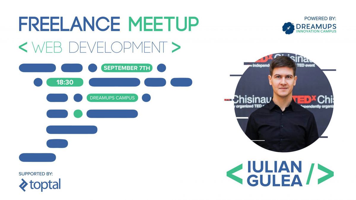 Vino la Freelance Meetup cu Iulian Gulea și află mai multe despre comunitatea de freelanceri din Moldova și noutățile din domeniu