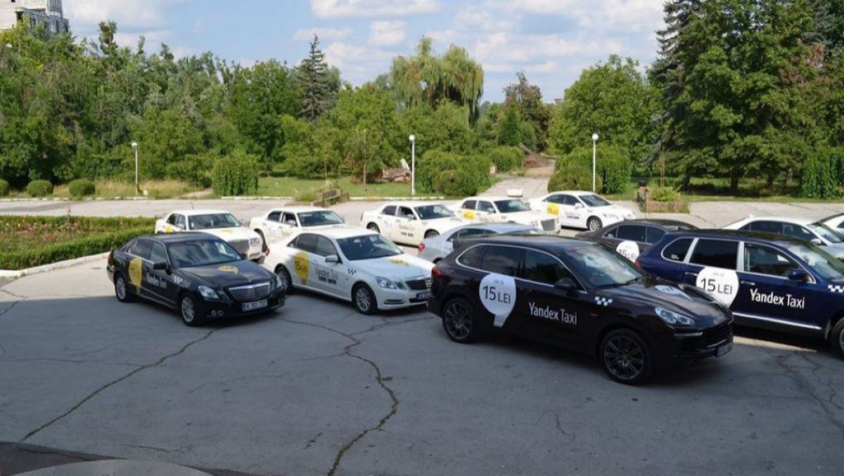 Yandex.Taxi explică de ce unele automobile din Chișinău nu au plăcuțe galbene