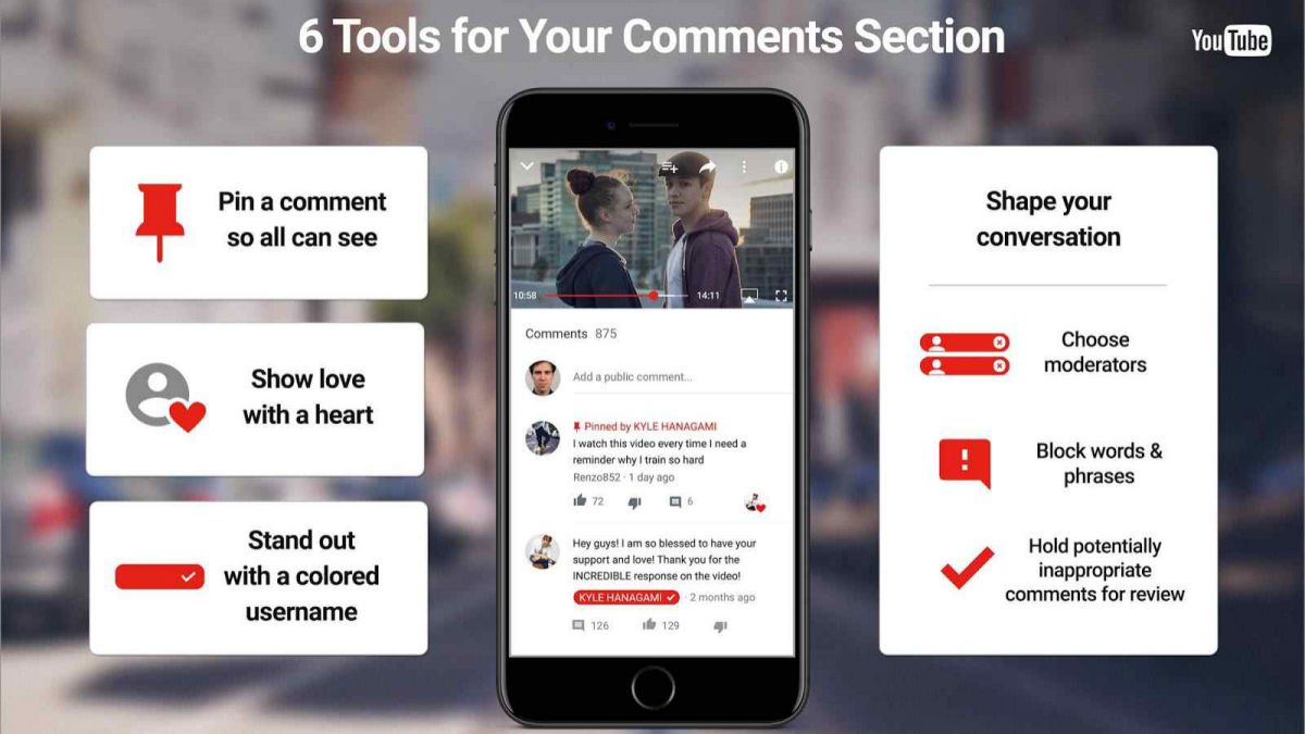 YouTube vine cu un nou set de unelte cu scopul de a filtra mai rapid comentariile