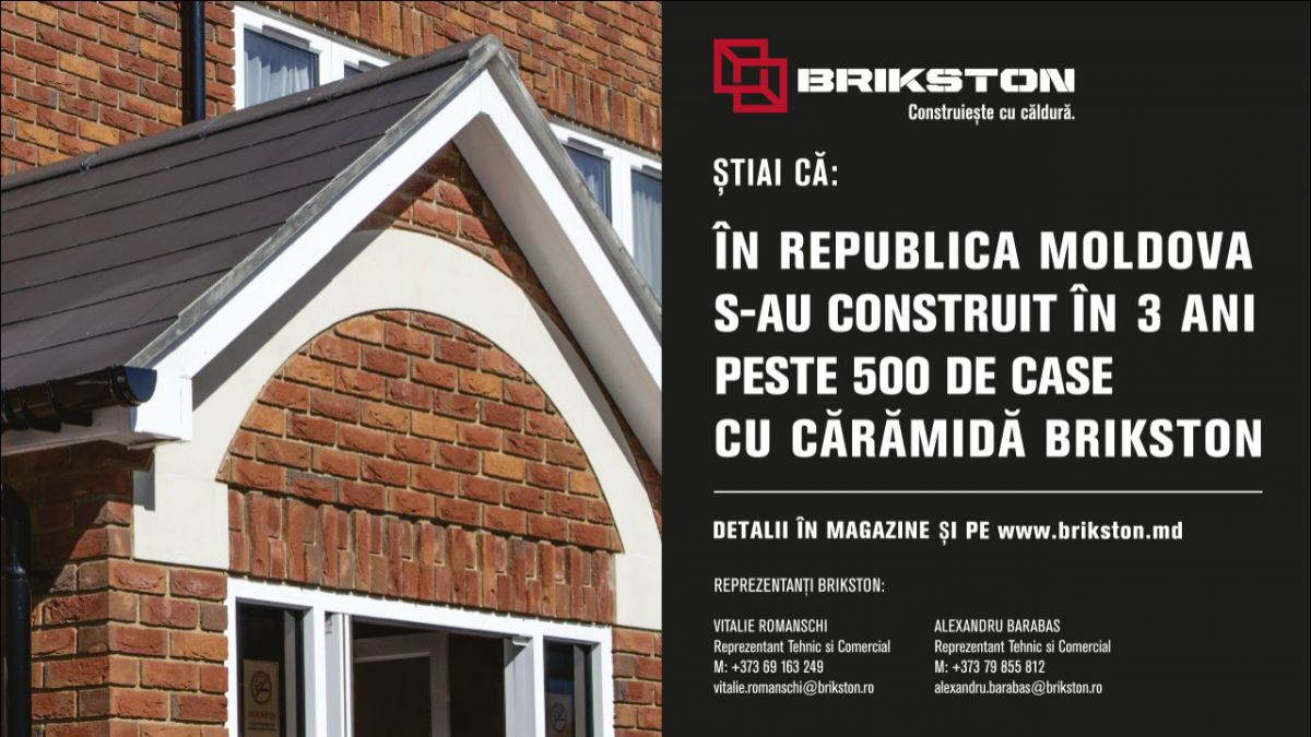 Zidind case din cărămidă Brikston ai tot dreptul la mândrie!