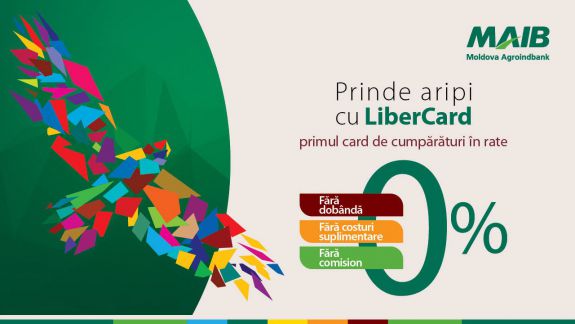 LiberCard - primul card de cumpărături în rate și fără dobândă. Iată cum este posibil