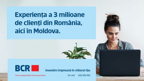 Date la vedere de la BCR Chișinău! Instituția e în topul celor mai performante bănci din Republica Moldova