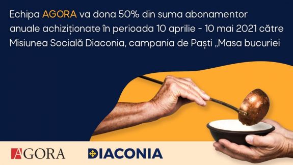 Îndemnul AGORA pentru viitorii membri: Susține presa independentă și ajută oamenii flămânzi să aibă un prânz cald pe zi (VIDEO)