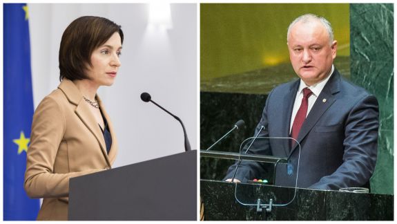 Maia Sandu: „Igor Dodon nu a avut suficientă bărbăție la ONU”