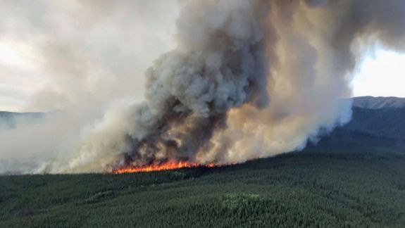 Peste 100 de incendii în zona arctică. Focurile din Groenlanda, Siberia şi Alaska produc fum vizibil din spațiu