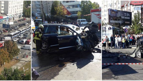 Starea victimelor accidentului de la Buiucani, la o săptămână după ce un Porsche a intrat într-un troleibuz