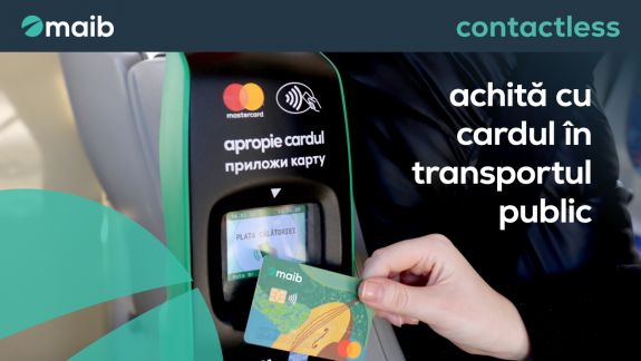 Achită simplu și ușor călătoria cu cardul: validatoarele staționare, instalate în transportul public din Chișinău