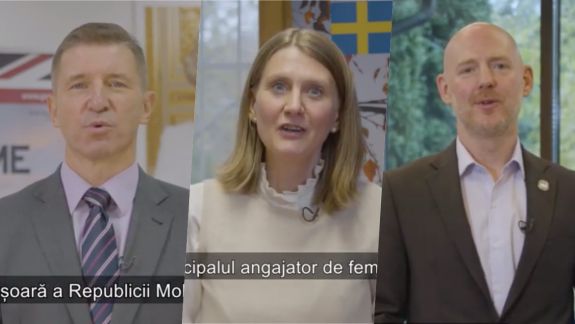 Ambasadorii Suediei și Marii Britanii și Șeful Misiunii USAID transmit mesaje de susținere pentru industria ușoară în cadrul conferinței Moldova in Fashion 2020 (VIDEO)