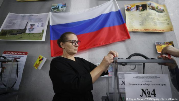 Așa-zisele referendumuri organizate de Rusia în teritoriile ocupate, calificate drept „propagandă” de Kiev