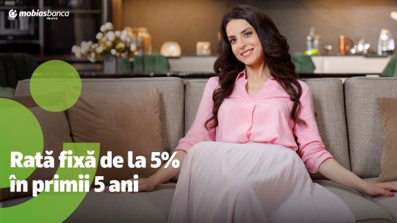 Credite imobiliare în lei, cu rată fixă de la 5% în primii 5 ani