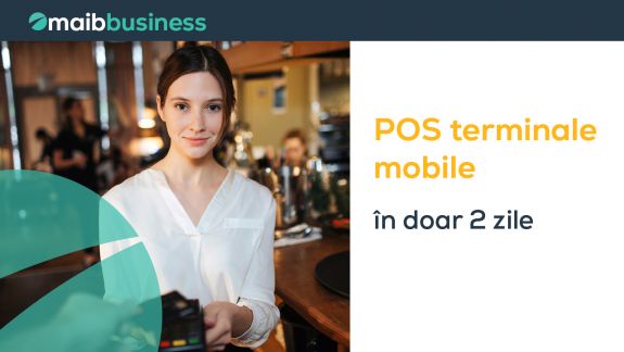 Dezvoltă vânzările cu livrare în doar două zile cu POS terminale mobile maib