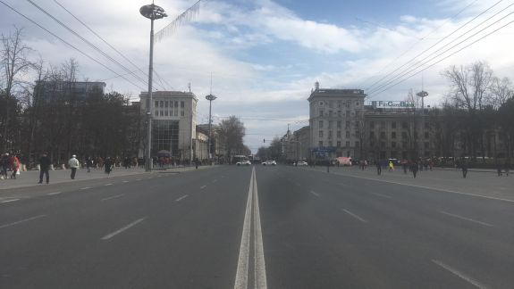 După bd. Ștefan cel Mare, manifestanții au blocat străzile Bodoni și Pușkin (FOTO)