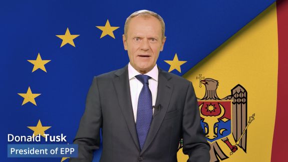 Ex-președintele Consiliului European, Donald Tusk, mesaj de susținere în limba română dedicat Maiei Sandu, în cursa pentru alegeri prezidențiale (VIDEO)