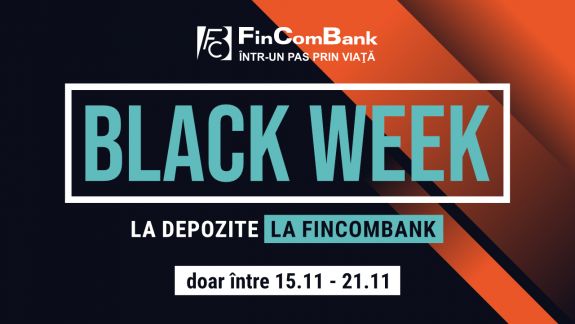 FinComBank dă startul campaniei Black Week: oferte fierbinți și bonusuri suplimentare