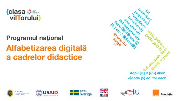 Alfabetizarea Digitală a Cadrelor Didactice din învățământul general, susținută de Fundația Orange Moldova 
