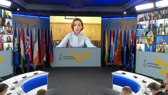 La Kiev are loc al doilea summit al Platformei Crimeea. Președinta Maia Sandu: Suntem o țară pașnică cu oameni pașnici
