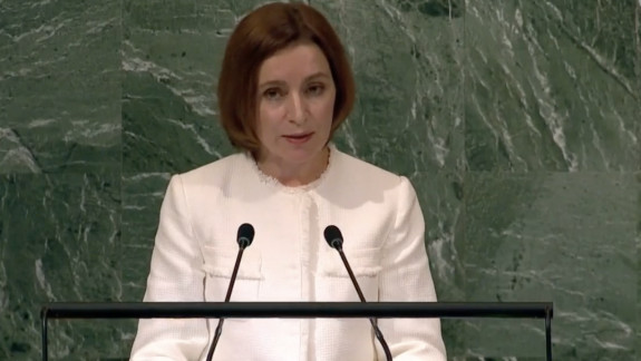 Maia Sandu, discurs în fața Adunării Generale a ONU: Solicit retragerea necondiționată a trupelor ruse din regiunea transnistreană (VIDEO)
