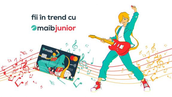 Maib și Mastercard  prezintă cardul bancar pentru copii și adolescenți – maib junior
