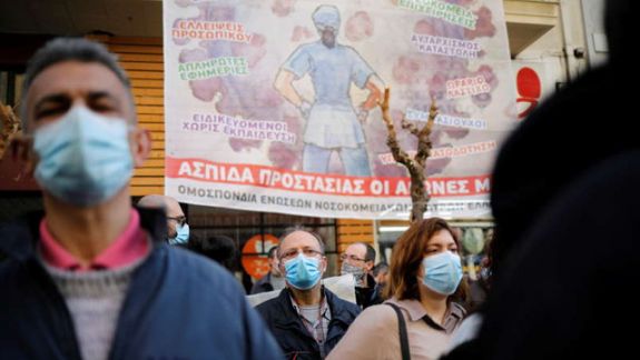 Medicii din Grecia, în grevă. Secțiile de terapie intensivă funcţionează la 80% din capacitate, din cauza pandemiei