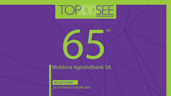 Moldova Agroindbank – una dintre băncile puternice și la nivel regional, potrivit SeeNews