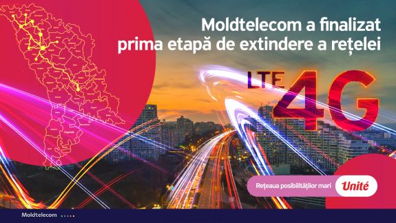 Moldtelecom a finalizat prima etapă de extindere a rețelei LTE 4G: regiunile unde este disponibilă și următoarele raioane care vor fi conectate