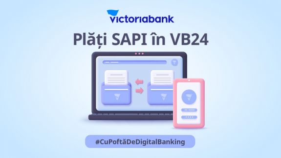 Plățile în lei, posibile în aplicația Victoriabank prin SAPI din 1 decembrie. Avantajele noii opțiuni
