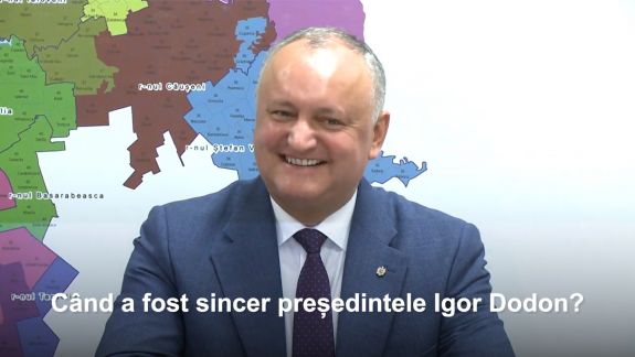 Președintele Igor Dodon uită de promisiuni? A spus că vrea anticipate în loc de coaliție cu Partidul Democrat (VIDEO)