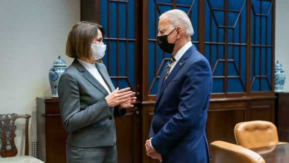 Joe Biden și Svetlana Tihanovskaia s-au întâlnit la Casa Albă